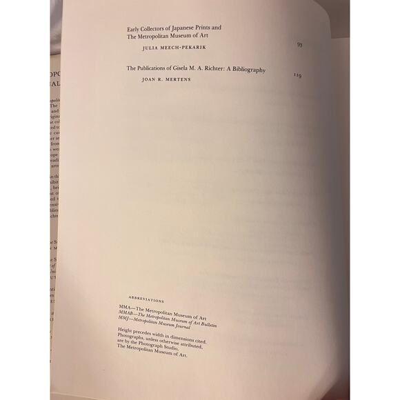 METROPOLITAN MUSEUM JOURNAL Volume 17 / 1982 - Picture 8 of 16